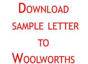 DOWNLOAD A SAMPLE LETTER TO WOOLWORTHS